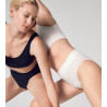 Slip brésilien Elastic en coton BLANC 001