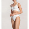 Slip brésilien Elastic en coton BLANC 001