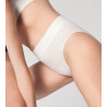 Slip brésilien Elastic en coton BLANC 001