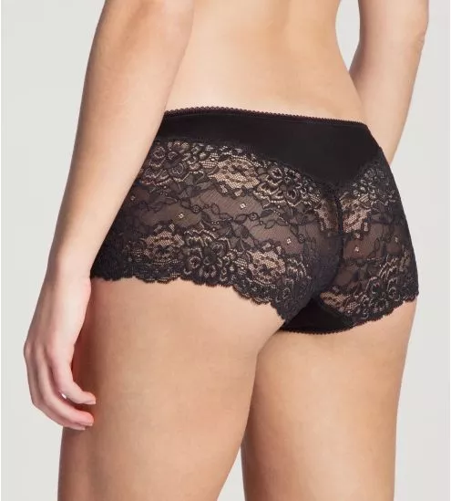 Boxer en dentelle Sensual Secrets NOIR