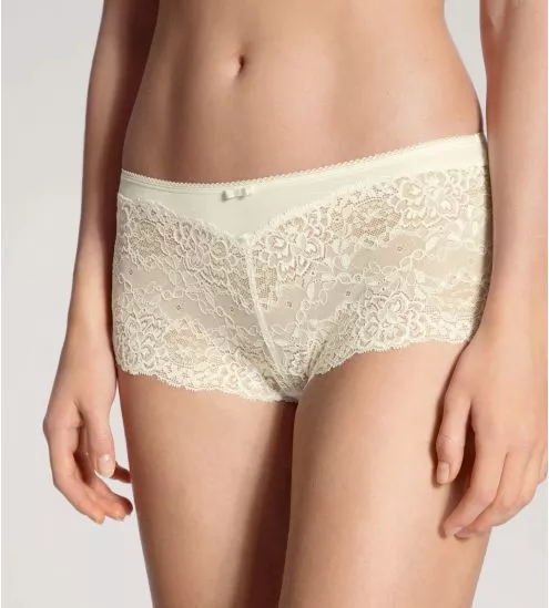 Boxer en dentelle Sensual Secrets Alabaster Crème