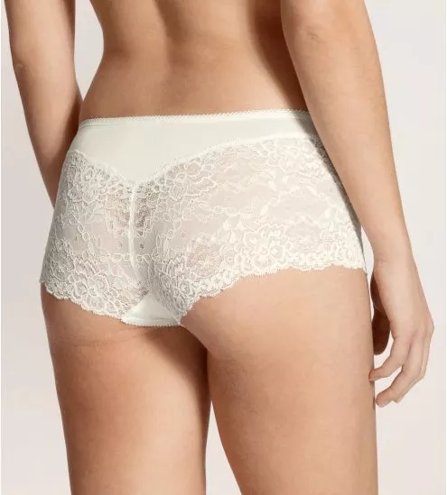 Boxer en dentelle Sensual Secrets Alabaster Crème