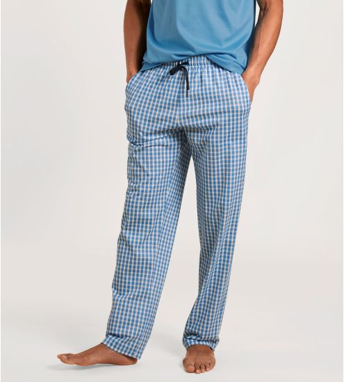 Pantalon à carreaux pour homme Azurit Blue