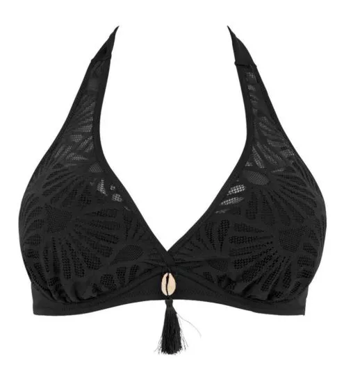 Haut de bikini armatures triangle bonnets profonds LA MUSE DENTELLE Noir