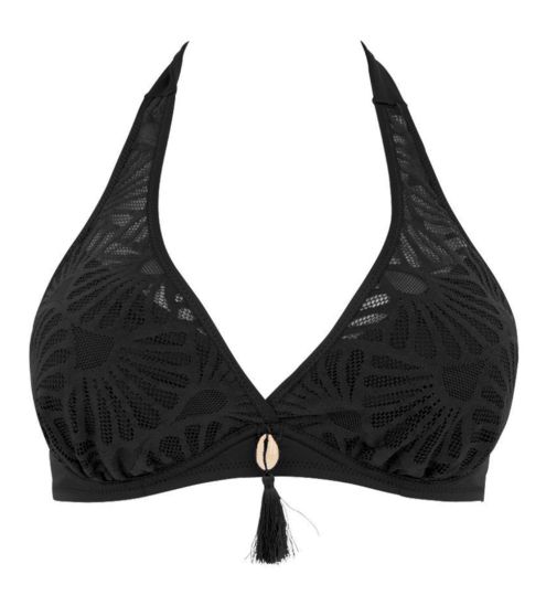 LA MUSE DENTELLE HAUT MDB ARMATURE TRIANGLE 0005 noir NOIR