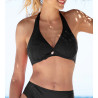 Haut de bikini armatures triangle bonnets profonds LA MUSE DENTELLE Noir