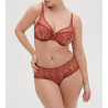 Soutien-gorge décolleté plongeant SINGULIERE Terre de Sienne