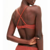 Soutien-gorge décolleté plongeant SINGULIERE Terre de Sienne
