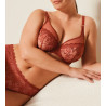 Soutien-gorge décolleté plongeant SINGULIERE Terre de Sienne