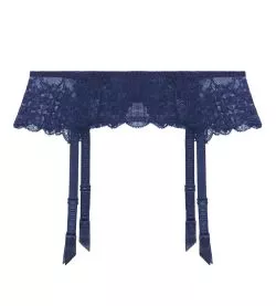 Porte-jarretelles en dentelle Rêve Bleu cosmique