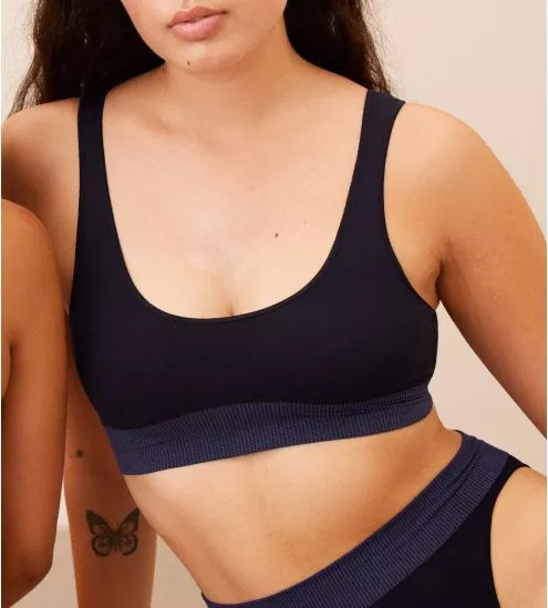 Crop top EVER INFUSED Aloe Vera Noir