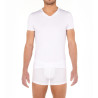 TENCEL SOFT TEE SHIRT V NECK BLANC 003 BLANC
