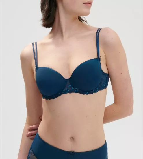 Soutien-gorge à coques Délice Bleu Prestige