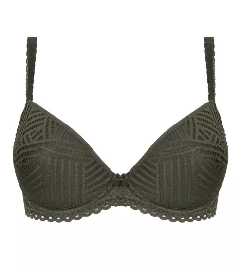 Soutien-gorge Push-up Tressage Graphic Eclat Aventure Vert