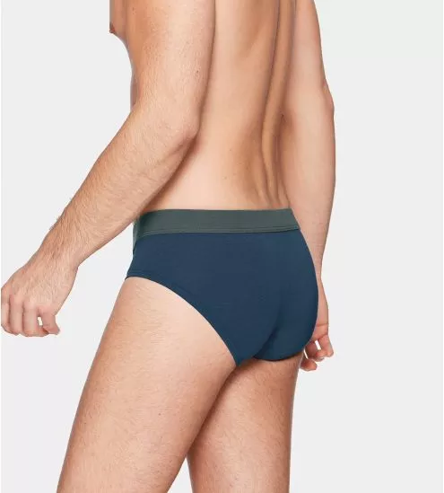 Slip Ceinture Confort Bleu