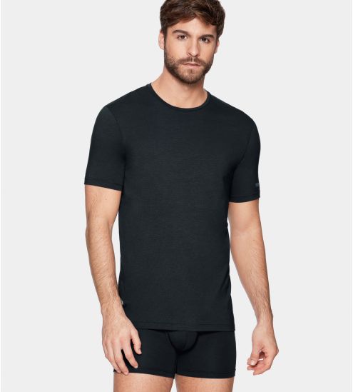 T-shirt en Lyocell Bleu