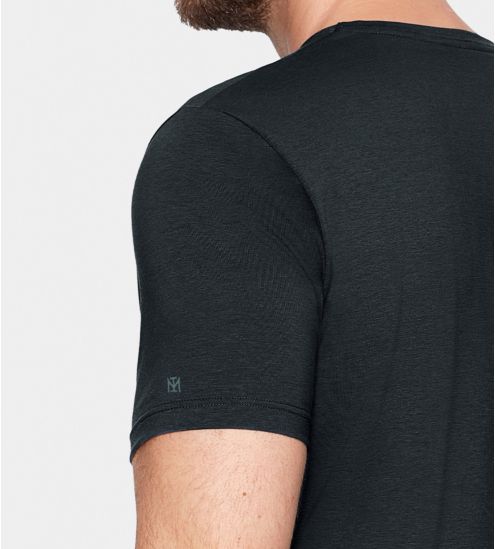 T-shirt en Lyocell Noir