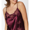Nuisette en satin Rima Merlot