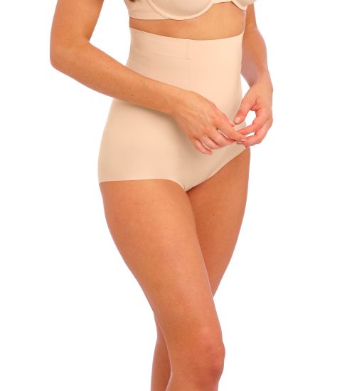 Culotte gainante taille haute Noir Ines Secret Beige