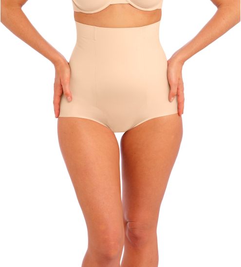Culotte gainante taille haute Noir Ines Secret Beige