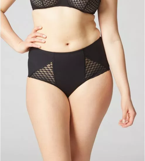 Panty subtle black shearing...