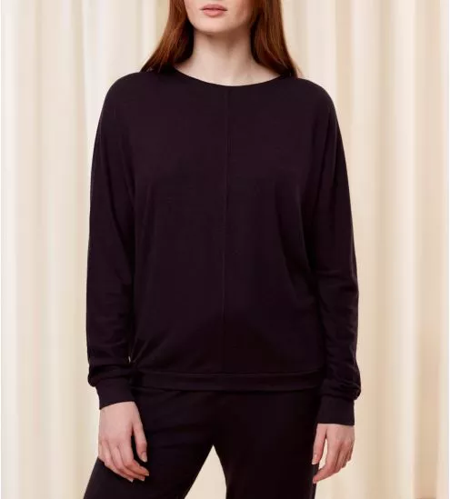 Top à manches longues Cozy Comfort Midnight Purple