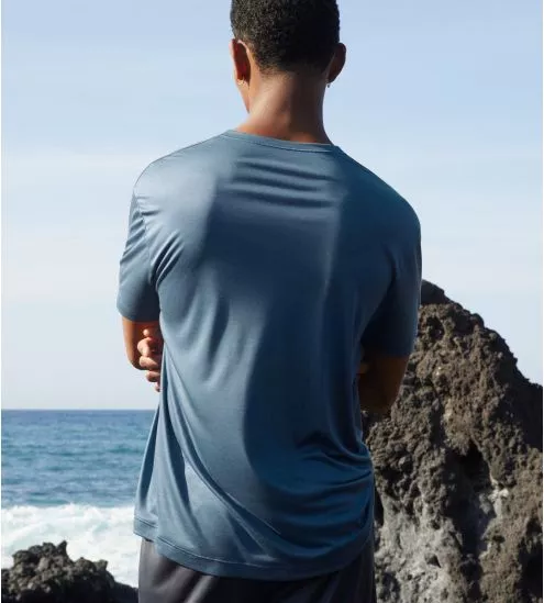 T-Shirt manches courtes Homme DSW Cooling Vintage Indigo Bleu