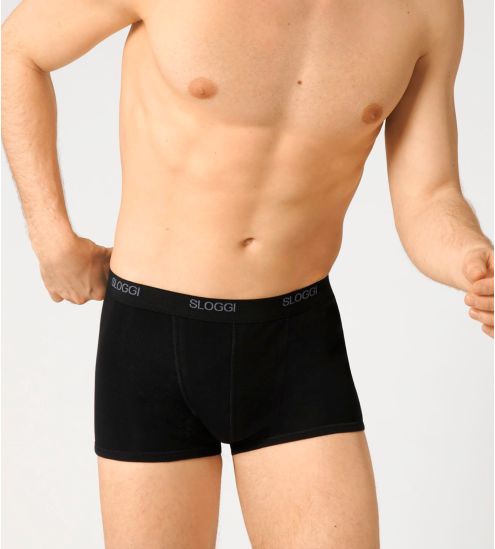 Boxer pour homme : sloggi basic NOIR 04