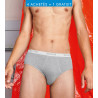 Slip Sloggi pour homme : Midi Basic GRIS 34