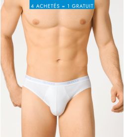 Slip Sloggi pour homme : mini Basic BLANC