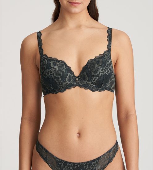 Soutien-gorge Push-Up Manyla Night Grey Gris