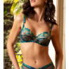 Soutien-gorge armatures Grace Aquatique Floral Aqua