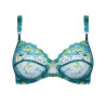 Soutien-gorge armatures Grace Aquatique Floral Aqua