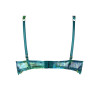 Soutien-gorge corbeille Grace Aquatique Floral Aqua