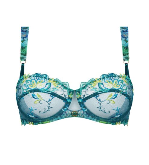 Soutien-gorge corbeille Grace Aquatique Floral Aqua