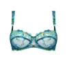 Soutien-gorge corbeille Grace Aquatique Floral Aqua
