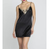 Nuisette robe en soie DÉESSE EN GLAM Or Glamour