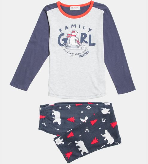 Pyjama Girl Langarm...