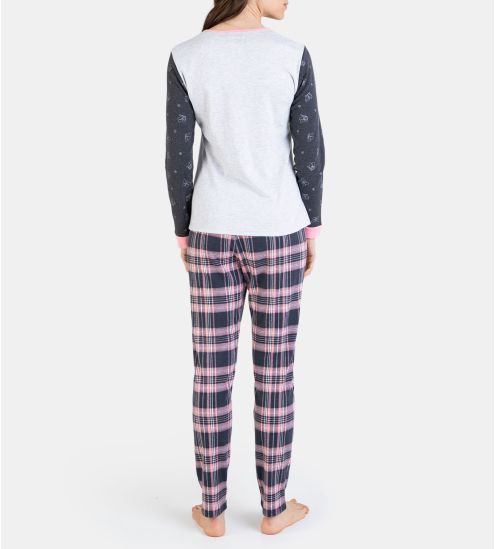 Pyjama à manches longues Gris