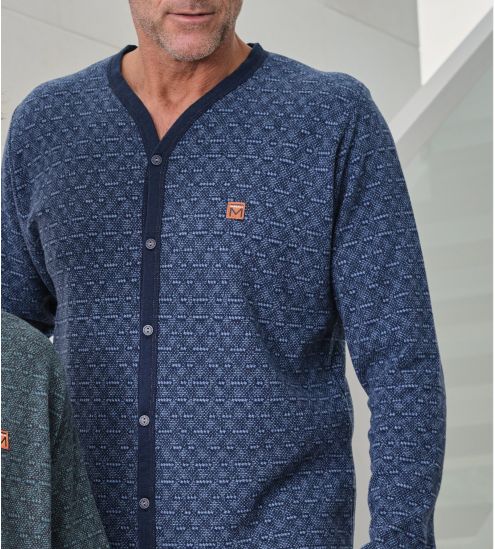 Hot pajamas blue button