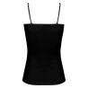 Top en laine et soie PLAISIR CARESSE noir