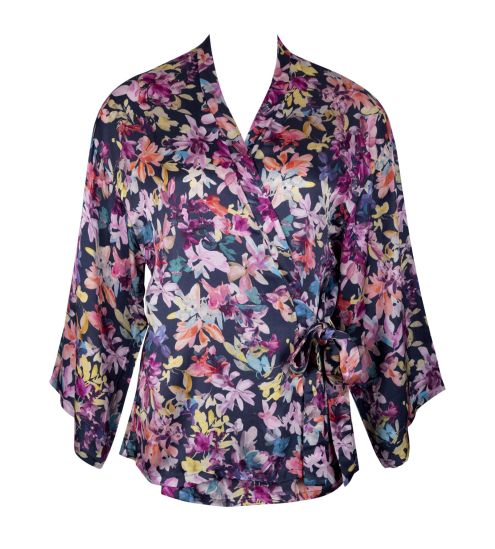 Déshabillé court Mille Pétales Aquarelle