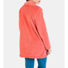 Veste d'intérieur 3/4 Femme Zippée Orange