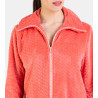 Veste d'intérieur 3/4 Femme Zippée Orange