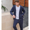 Veste de jogging à capuche Homme Bleu