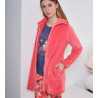 Veste d'intérieur 3/4 Femme Zippée Orange