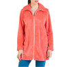 Veste d'intérieur 3/4 Femme Zippée Orange
