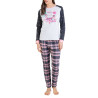 Pyjama à manches longues Gris