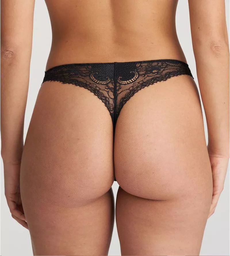 String pour femme Junoo Noir
