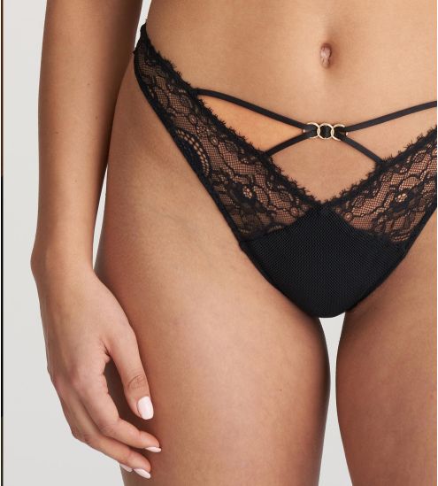String pour femme Junoo Noir